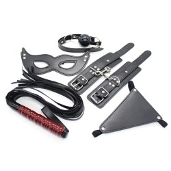 intermediate faux leather bondage kit 5 piece