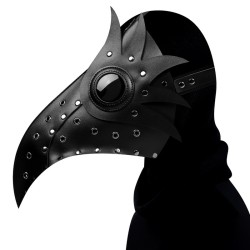 steampunk cutout wing beak mask