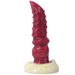 white base hellfire silica gel dildo 10