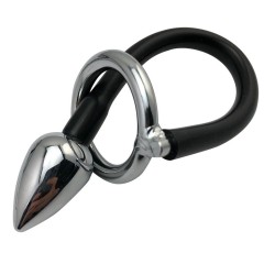 bendable butt plug with cock ring